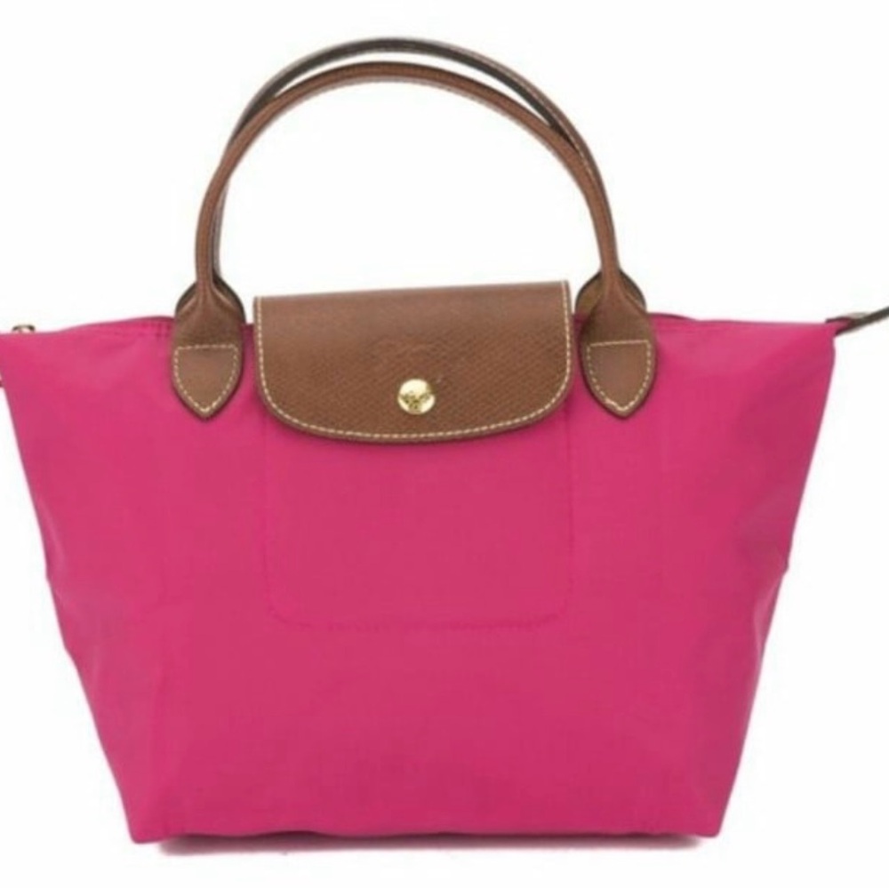 Small Longchamp Pink Le Pilage Bag